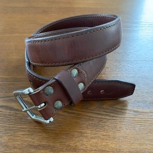 Men's Saddleback Leather Belt Size 34